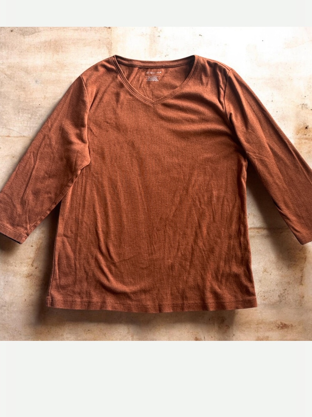 Christopher & Banks V-Neck 3/4 Sleeve Top!